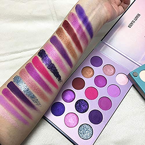 Paleta de sombras de ojos de 60 colores, tablero 4 en 1, brillo de alta pigmentación, sombra de ojos mate, rotación, paleta de maquillaje nude nacarado, cosméticos para ojos