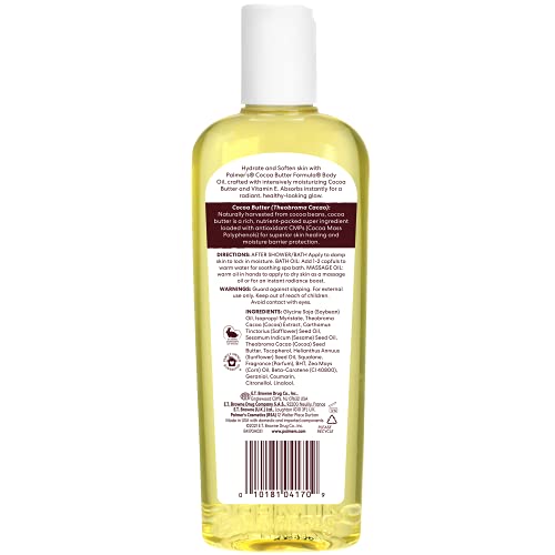 Palmer's Cocoa Butter - Aceite hidratante corporal