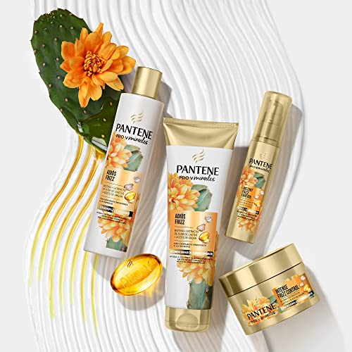 Pantene Pro-V Miracles Adiós Frizz Champú | Con Biotina, Extracto De Cactus Y Aceite De Argán | Para Pelo Encrespado, 225ml