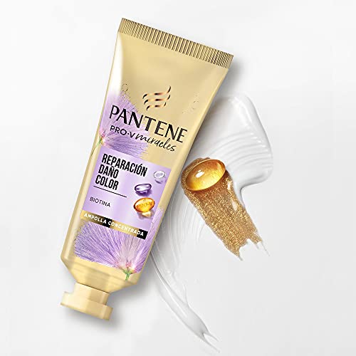 Pantene Pro-V Miracles Para Reparar Los Daños De La Coloración Miracles De Pantene Pro-V Con Biotina Para Pelos Muy Tratados, Dañados Y Con Mechas, 8 x 25 ml