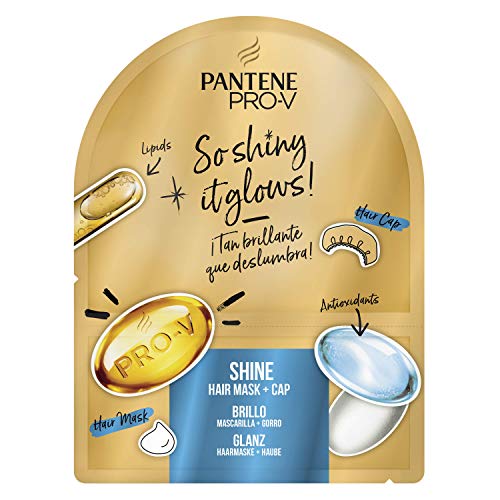 Pantene Pro-V Tan Brillante que Deslumbra - Brillo Superalimento, Mascarilla y Gorro, 20 ml