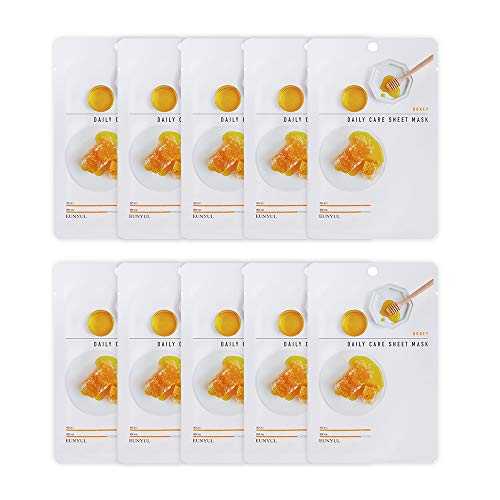 [Paquete De 10] EUNYUL Daily Care Mascarilla Facial Miel 22ml x 10pcs Coreana Ingredientes Naturales & Hidratante