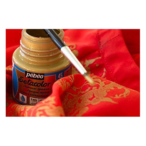 Pebeo Pintura Especial para Tejidos, 45 ml, Or Moiré