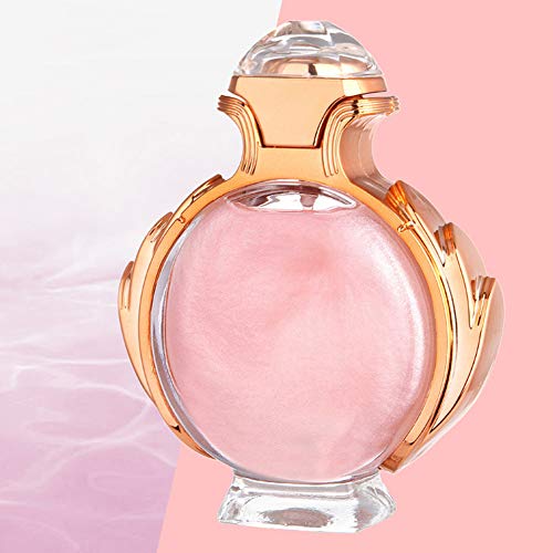 Perfume para mujer Botella duradera chapada en oro Perfume refrescante Fragancia ligera 90ml para mujer Lady Girls(01)