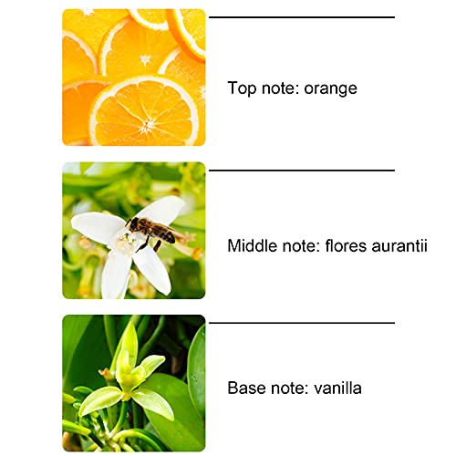 Perfume para mujer de 50 ml, Eau de Parfum fresco de larga duración, sabor a naranja, perfume de fragancia dulce en spray regalo