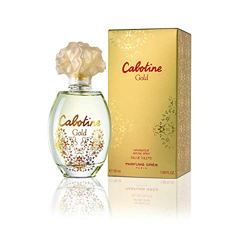 Perfumes de Mujer Original Cabotine Gold EDT EAU de Toilette 50 ml Agua de Tocador Fragancia Colonia duradera Oferta Regalo Cumpleaños Joven Fresca (Gres Gold EDT, 50 ml)