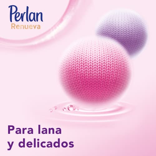 Perlan Renueva Lana Detergente para ropa (41 lavados), Detergente en Líquido para Lana, Cashmere & Seda, Detergente de Lavado Delicado para Prevenir Pelusas y Mantener la Forma