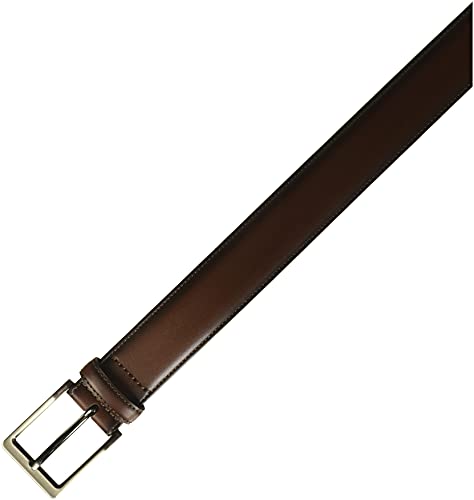 Perry Ellis Cartera Amigo cinturón de vestir para hombre - Marrón - 48 cm