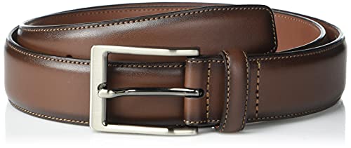 Perry Ellis Cartera Amigo cinturón de vestir para hombre - Marrón - 48 cm