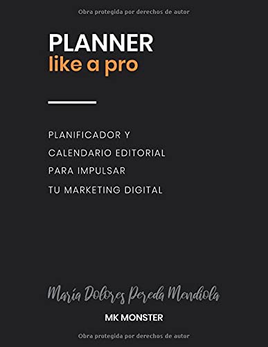 PLANNER like a pro: Planificador y calendario editorial para impulsar tu marketing digital