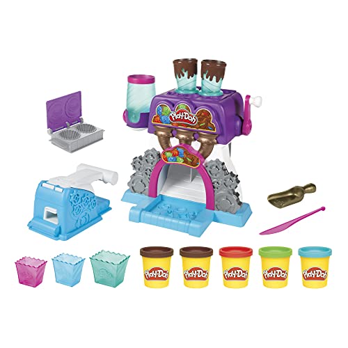 Play-Doh Kitchen Creations Candy Delight juego para niños de 3 años en adelante con 5 latas, tóxico (Hasbro 0)