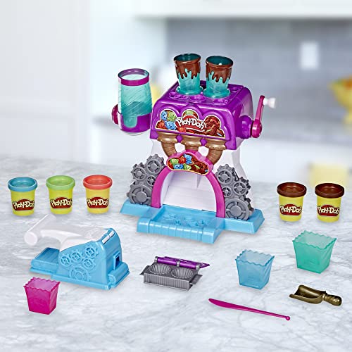 Play-Doh Kitchen Creations Candy Delight juego para niños de 3 años en adelante con 5 latas, tóxico (Hasbro 0)