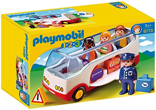 PLAYMOBIL 1.2.3 6773 Autobús, A partir de 18 meses