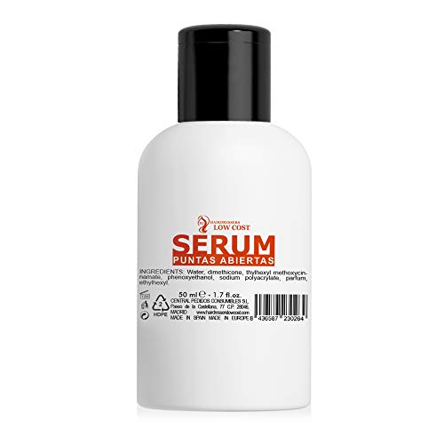 PLC PELUQUERIAS LOW COST Serúm puntas abiertas 50 ml Serum para pelo o cabello, cuida tus puntas