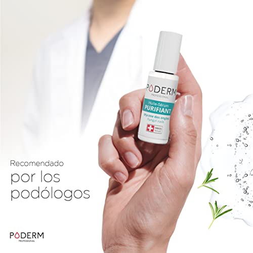 PODERM - TRATAMIENTO HONGOS UÑAS PIES | Plantas excepcionales potentes antihongos, reparadoras, purificantes y revitalizantes | Cuidado profesional pie/mano |Fácil & rápido | Hecho en Suiza