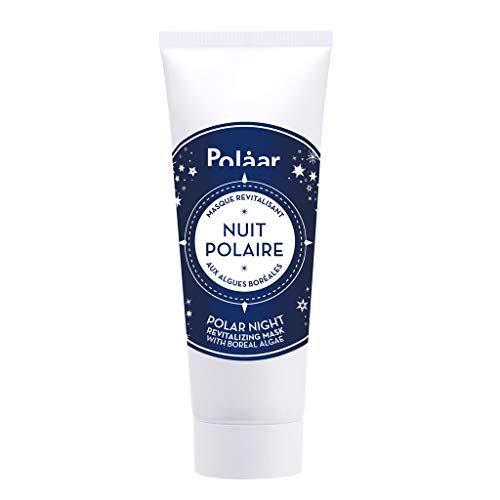 Polåar - Mascarilla de noche polar revitalizante con algas boreales - 50 ml - Tratamiento hidratante facial - Antienvejecimiento, alisado, regenerador, desintoxicante - Todas pieles - Activo natural