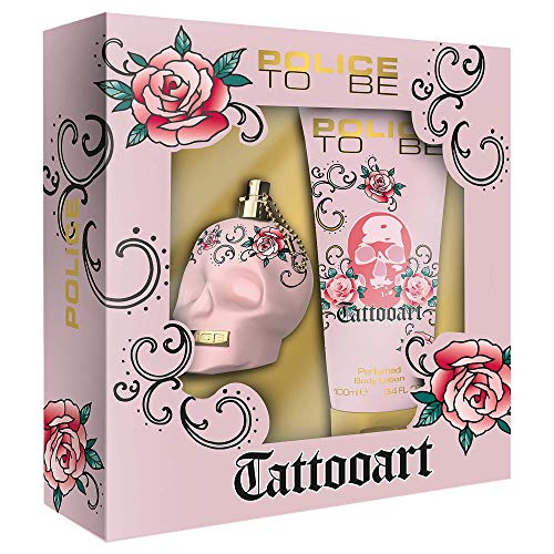 Police to be adhesivo Art for Woman Set 40 ml Eau de Toilette + Loción Corporal 100 ml