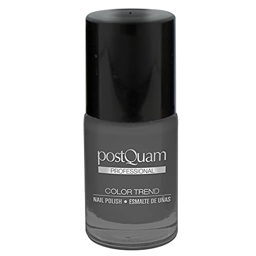 PostQuam Color Trend - Esmalte de Uñas | Esmalte Uñas Secado rapido - Color Negro #Blank Graphite