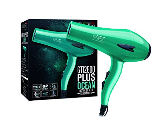 POSTQUAM ID Italian Design | Secador de Pelo Profesional 3 Modos de Calor, 2 Velocidades de Color Azul - 2200W, 8432729060928