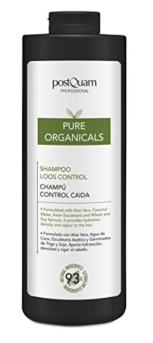 PostQuam Organicals - Champu Anticaida Natural | Champu Sin Sulfatos ni Parabenos - Hidrata y Fortalece el Cabello, 93% Ingredientes Naturales, 1000 ml