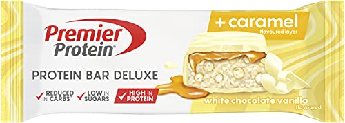 Premier Protein Bar Deluxe White Chocolate Vanilla 12x50g