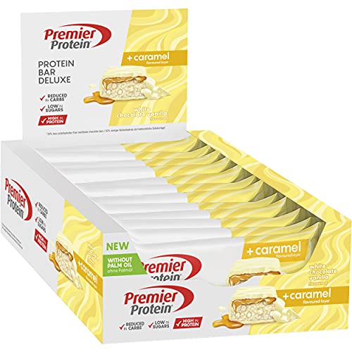 Premier Protein Bar Deluxe White Chocolate Vanilla 12x50g