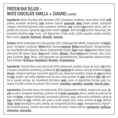 Premier Protein Bar Deluxe White Chocolate Vanilla 12x50g