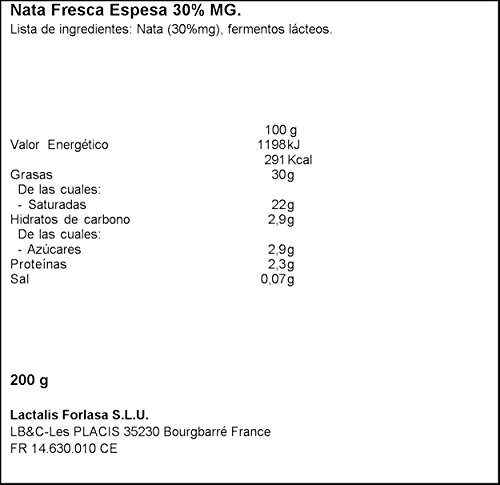 President Nata Fresca Cremosa - 200 ml