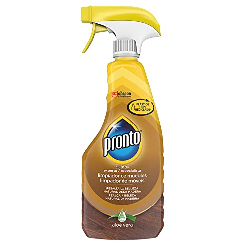 Pronto Pistola Aloe Vera, Limpiador Multiusos 5 en 1 para Muebles y Madera, 500 ml