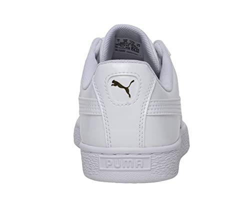 PUMA Basket Heart Patent Wn's, Zapatillas de Deporte, para Mujer, Blanco (Puma White-Puma White), 36 EU