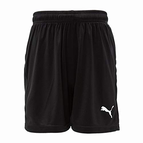 PUMA Liga Shorts Core Jr Pants, Unisex niños, Black White, 152