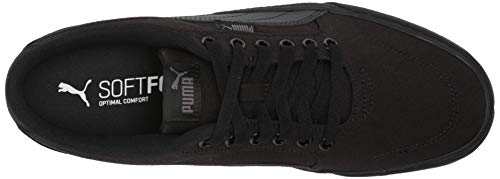 PUMA Men's C-Skate Vulc Sneaker, Black Black, 14