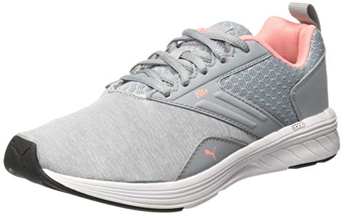 PUMA NRGY Comet, Zapatillas de Cross Unisex Adulto, Quarry-Soft Fluo Peach, 37 EU