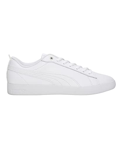 PUMA Smash Wns v2 L, Zapatillas Bajas, para Mujer, Blanco (Puma White-Puma White), 40 EU