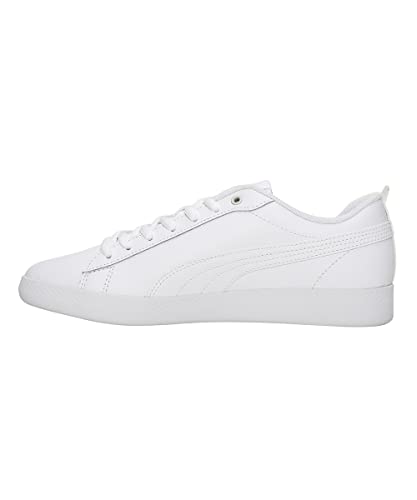 PUMA Smash Wns v2 L, Zapatillas Bajas, para Mujer, Blanco (Puma White-Puma White), 40 EU