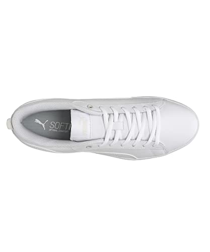 PUMA Smash Wns v2 L, Zapatillas Bajas, para Mujer, Blanco (Puma White-Puma White), 40 EU