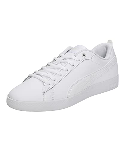 PUMA Smash Wns v2 L, Zapatillas Bajas, para Mujer, Blanco (Puma White-Puma White), 40 EU