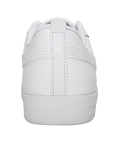 PUMA Smash Wns v2 L, Zapatillas Bajas, para Mujer, Blanco (Puma White-Puma White), 40 EU