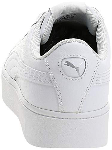 PUMA Vikky Stacked L, Zapatillas, para Mujer, Blanco (Puma White-Puma White), 37.5 EU