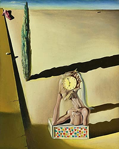 QERFSZD Pintura por Números Pintura para Adultos Mundialmente Famosa Pintura Lienzo Kit DIY Pintura Al Óleo para Principiantes 40X50cm Sin Marco Salvador Dali La Femme Poisson