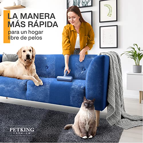 Quitapelos Mascotas Cepillo Quita Pelos Perro Gato Recoge Pelos Mascotas Quitar Pelos Rodillo Removedor de Pelo de Mascotas Cepillo Quitapelos de Muebles Alfombras Pet Hair Remover