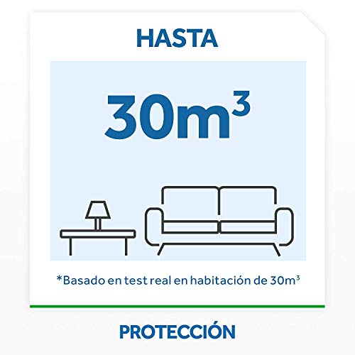 Raid difusor eléctrico Anti Mosquitos comunes y Tigre, 270 Noches, 9 recambios-Pack de 3 Unidades, Azul