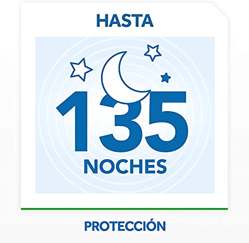 Raid ® Pack de 2+1 Recambios Eléctrico Líquido 45 noches, Pack de 2Uds - Cargadores para aparato enchufe anti mosquitos comunes y tigre Raid Eléctrico Líquido, Hasta 270 noches de protección