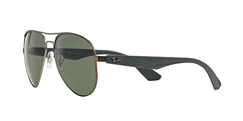 Ray-Ban 0Rb3523 Gafas de Sol, Matte Gunmetal, 59 para Hombre