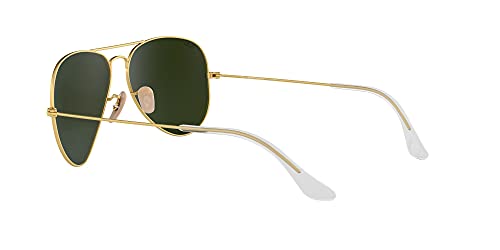 Ray-Ban Aviator Large Metal, Gafas de sol para Hombre, Dorado (Blue Flash), 62