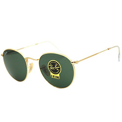 Ray-Ban - Gafas de sol, Hombre, RB3447 ROUND METAL, 001