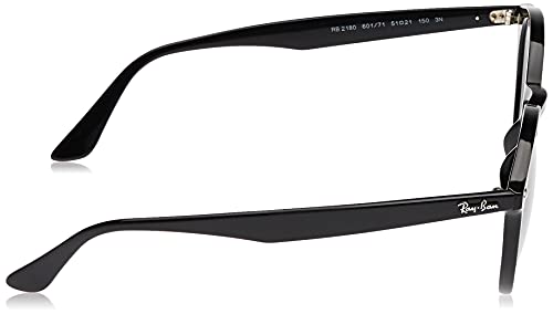 Ray Ban MOD. 2180 SUN, Gafas de Sol Unisex, Negro (Black), 51 mm