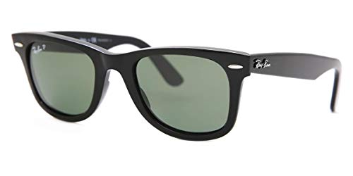 Ray-Ban Negro polarizado verde clásico del G-15 de 50 mm cuadrados CAMINANTE gafas de sol