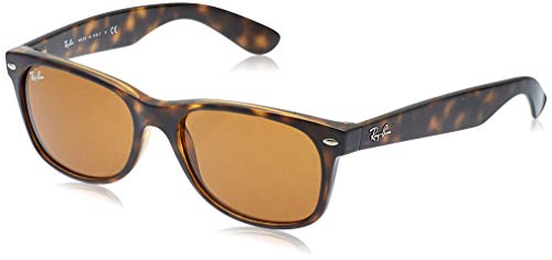 Ray-Ban New Wayfarer - Gafas de sol para hombre, Color Marrón (Light Havana), Talla 55 mm