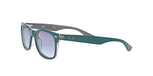 Ray-Ban Rj9052S Gafas de sol, Rectangulares Unisex niños, azul